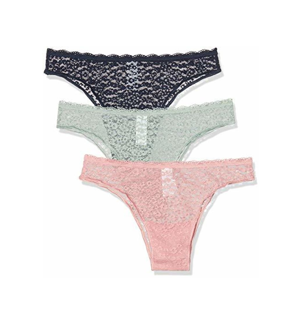 Social Women's Secret Packs 2 Animal Helanka Braguita brasileña, Marfil