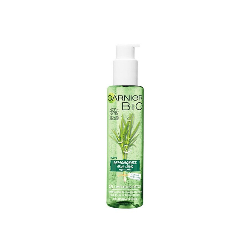 Social Garnier BIO Gel Limpiador Detox Lemongrass con Agua de Flor de Aciano