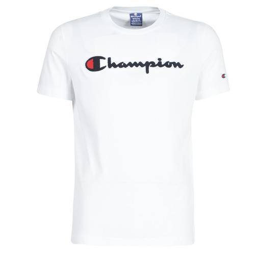 Moda T-shirt branca Champion