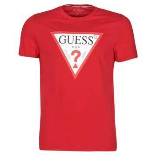 T-shirt vermelha Guess