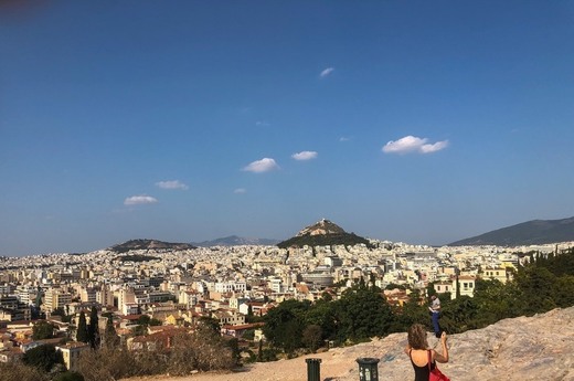 📍 vista da Areópagos (Atenas)
