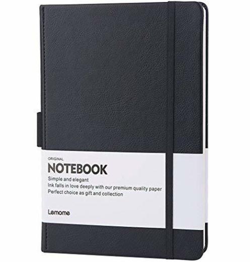 Cuaderno Rayas/Lined Notebook - Journal Forrado de Tapa Dura con Bolsillo para