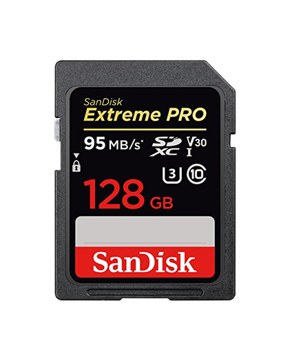 SanDisk Extreme Pro - Tarjeta de Memoria SDXC de 128 GB