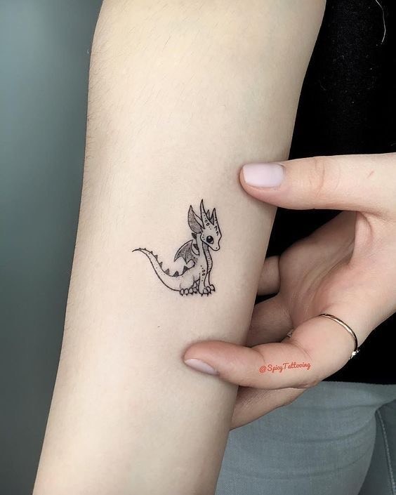 Fashion Dragon Tattoo