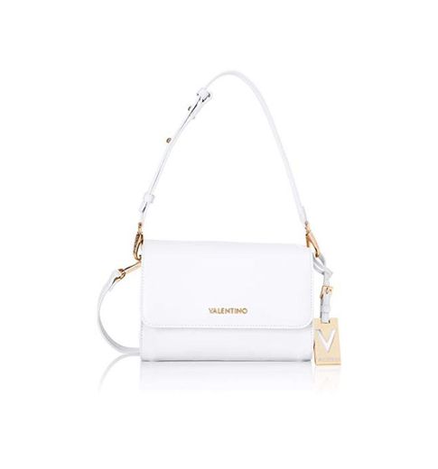 Mario Valentino VBS30103 - mochila de Poliuretano Mujer, color Blanco, talla 8x15x23