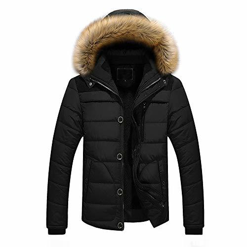 Libro BaZhaHei Hombre Invierno Cazadoras De Plumas Calor Grueso Manga Larga Encapuchado Chaquetas