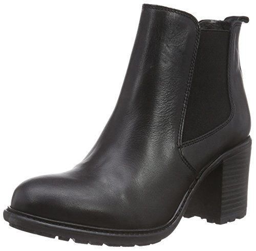 Buffalo London ES 30510 Garda, Botas Chelsea para Mujer, Negro-Schwarz