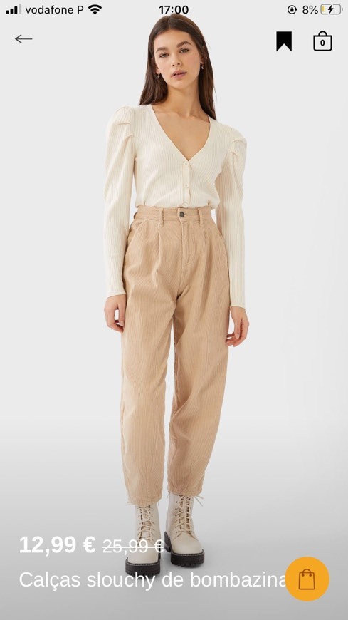 Social Calças slouchy bombazina 