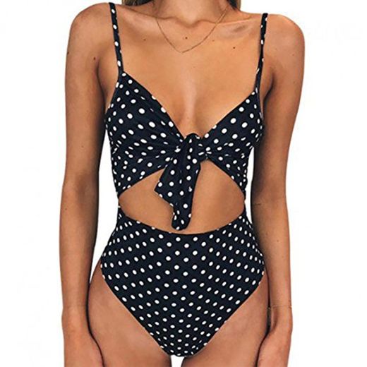 PAOLIAN Trajes de baño de una Pieza Bikini Sexy Mujer Verano 2018