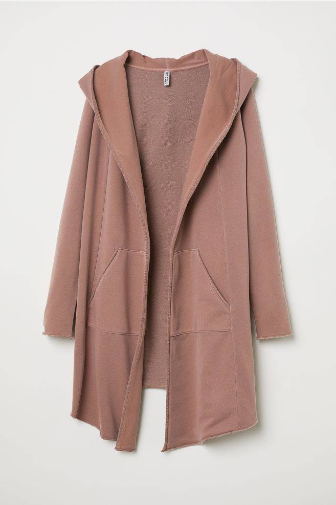 Social Casaco em moletão com capuz 