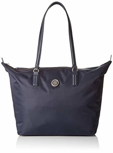 Fashion Tommy Hilfiger Poppy Tote, Bolso totes para Mujer, Azul