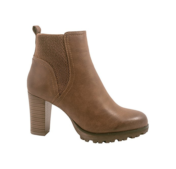 Product Elara Botines para Mujer Botas Chunkyrayan 949-GA-Khaki-39