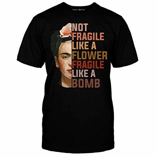 Lugares Not Fragile Like A Flower Fragile Like A Bomb T Shirt Vintage