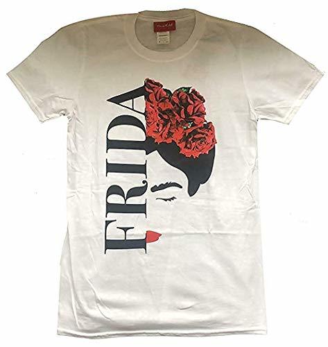 Lugares Frida Kahlo - Silueta - Oficial T Shirt - Blanco