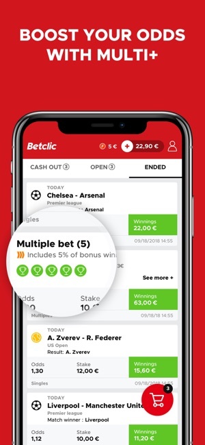 Apps Betclic Live Sport Betting - App Store - Apple