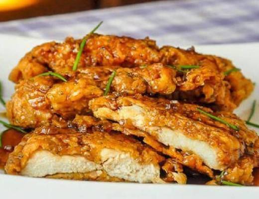 Double Crunch Honey Garlic Chicken