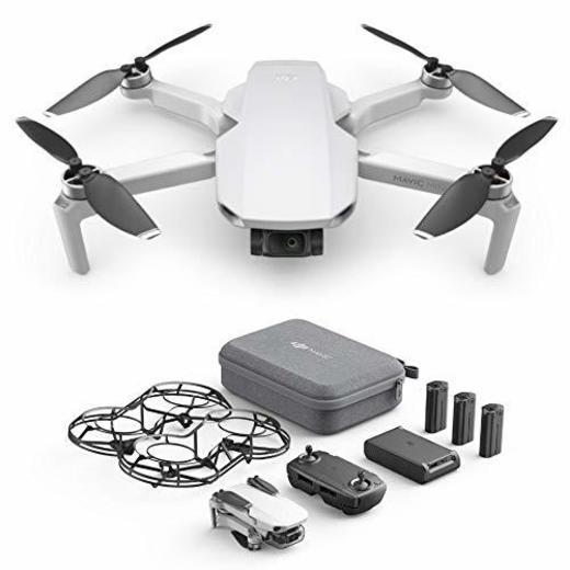 DJI Mavic Mini Combo, Dron Ultraligero y Portátil, Duración Batería 30 Minutos,