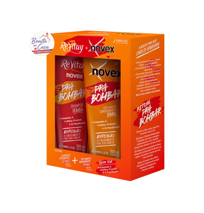 Producto Shampoo e Condicionador Novex Pra Bombar KIT