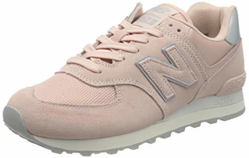 New Balance 574 Sateen Tab, Zapatillas para Mujer, Rosa