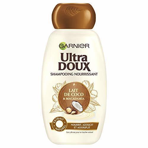 Social Garnier Ultra Doux Champú de Leche de Coco Macadamia 250 ml - juego de 4