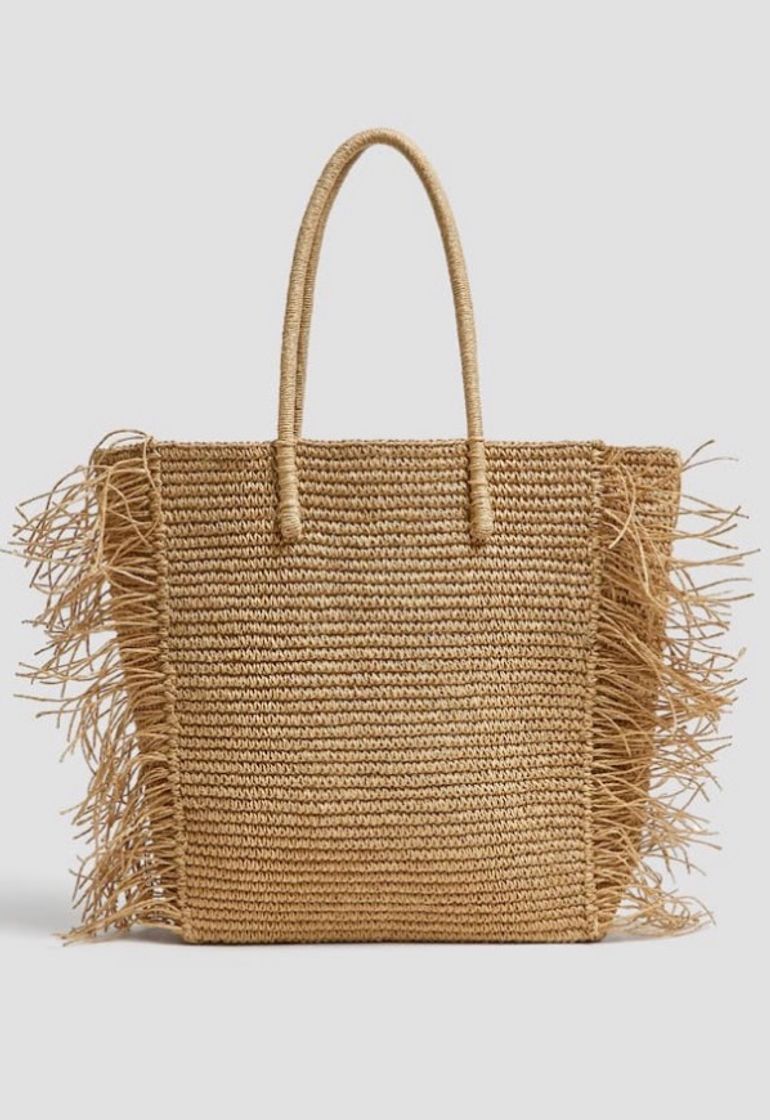 Social Tote bag com franjas