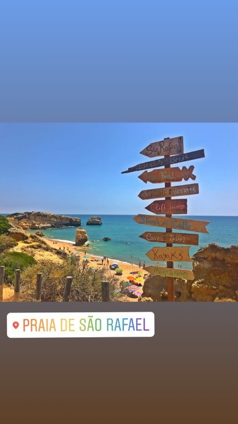 Lugar Estacionamento Praia de São Rafael