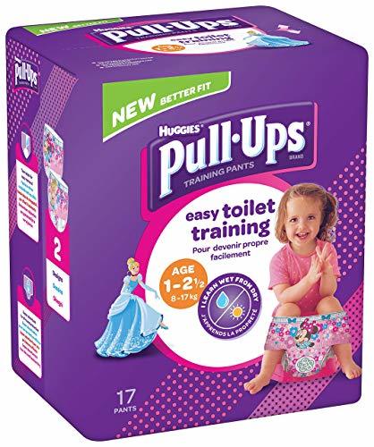 Belleza Huggies pull-ups - Pantalones de entrenamiento para el orinal para las niñas