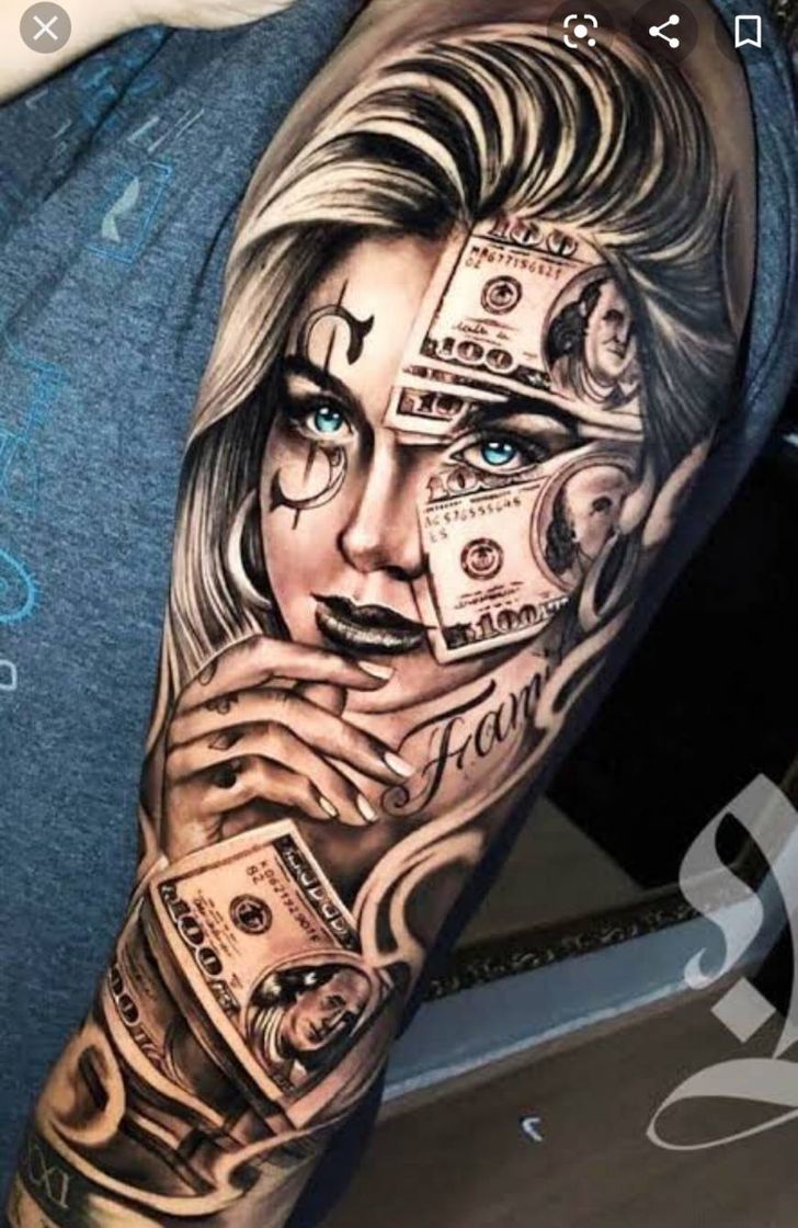 Fashion Tatuagens masculina 