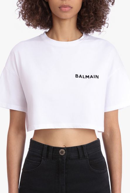 Balmain cropped tshirt 