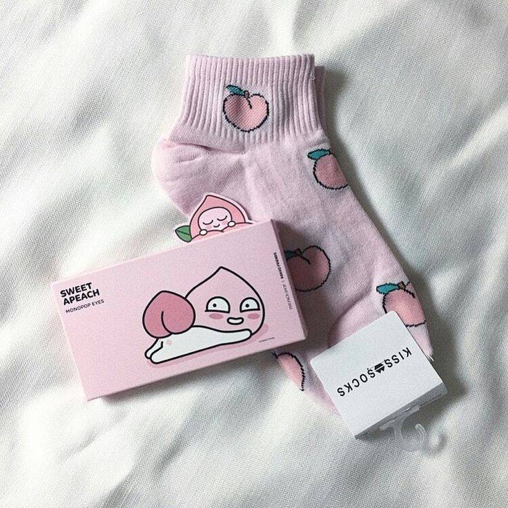 Fashion Peach socks