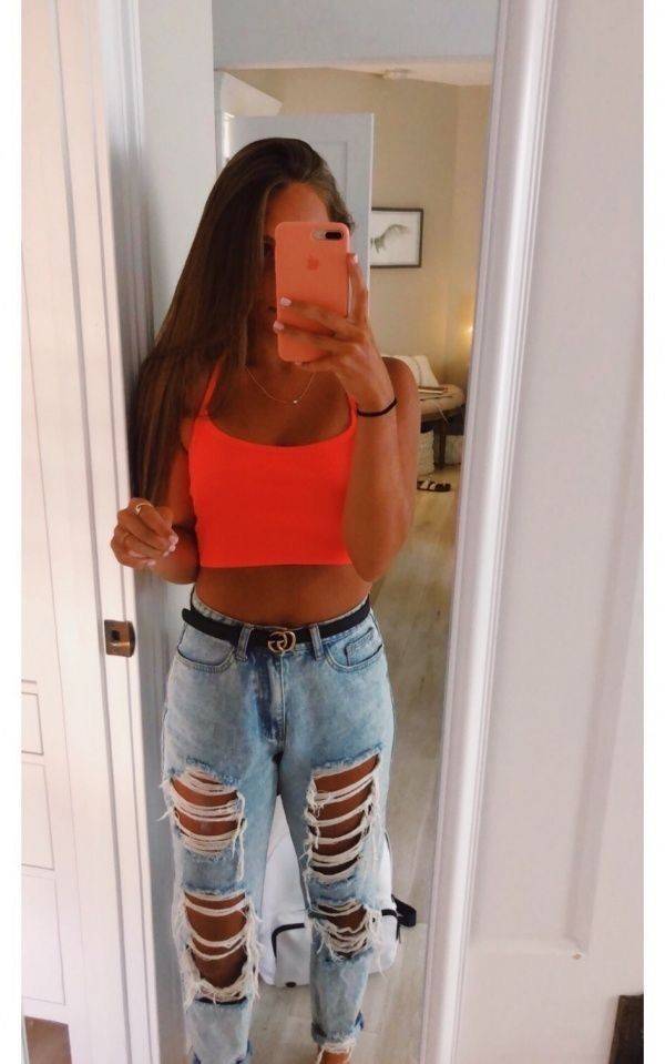 Neon orange