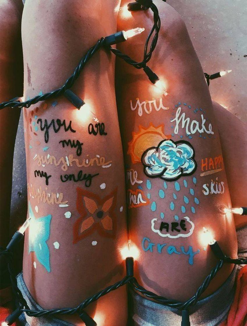 Fashion Leg painting