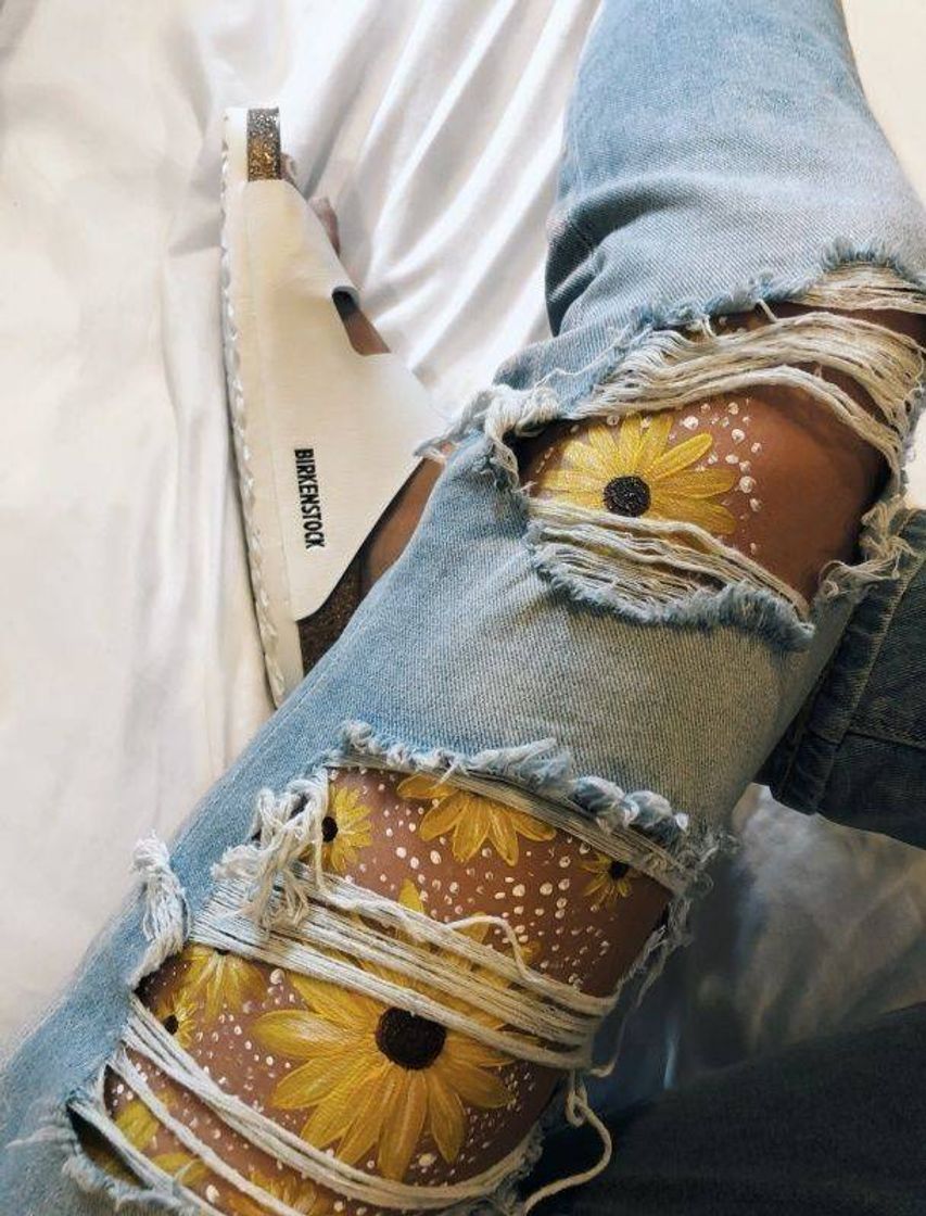 Fashion Leg painting