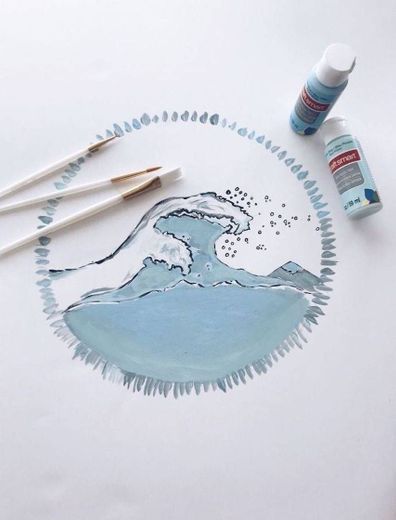 Cutest wave painting
