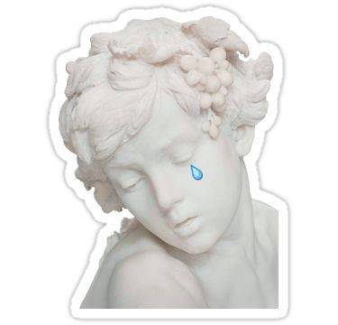 Social Crying statue