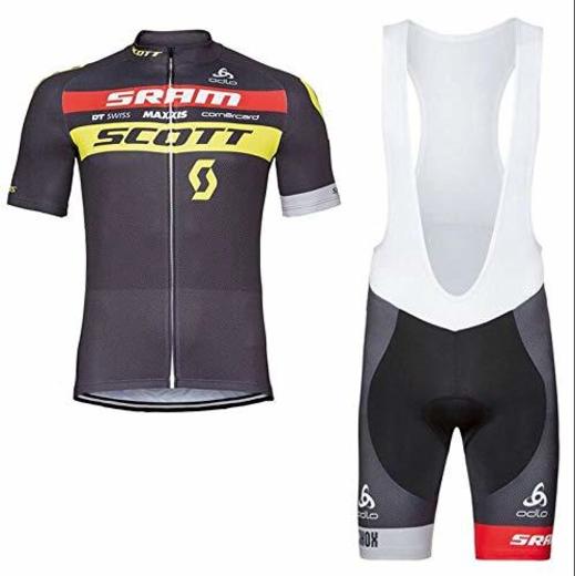 WOLFIRE WF Traje de Ciclismo para Hombre de Equipos. Culotte y Maillot.