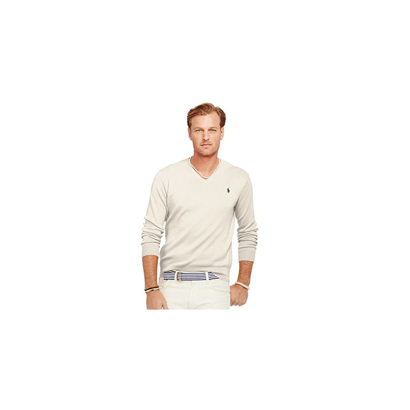 Moda Ralph Lauren Jersey Pima para Hombre con el Cuello en V