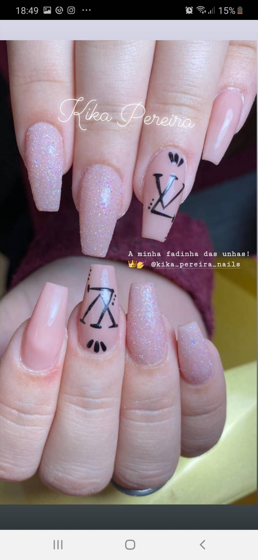 Moda Recomendo muito o trabalho da @kika_pereira_nails 