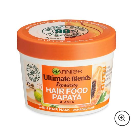 Garnier Ultimate Blends Hair Food Papaya 3-in-1 Damaged Hair ...