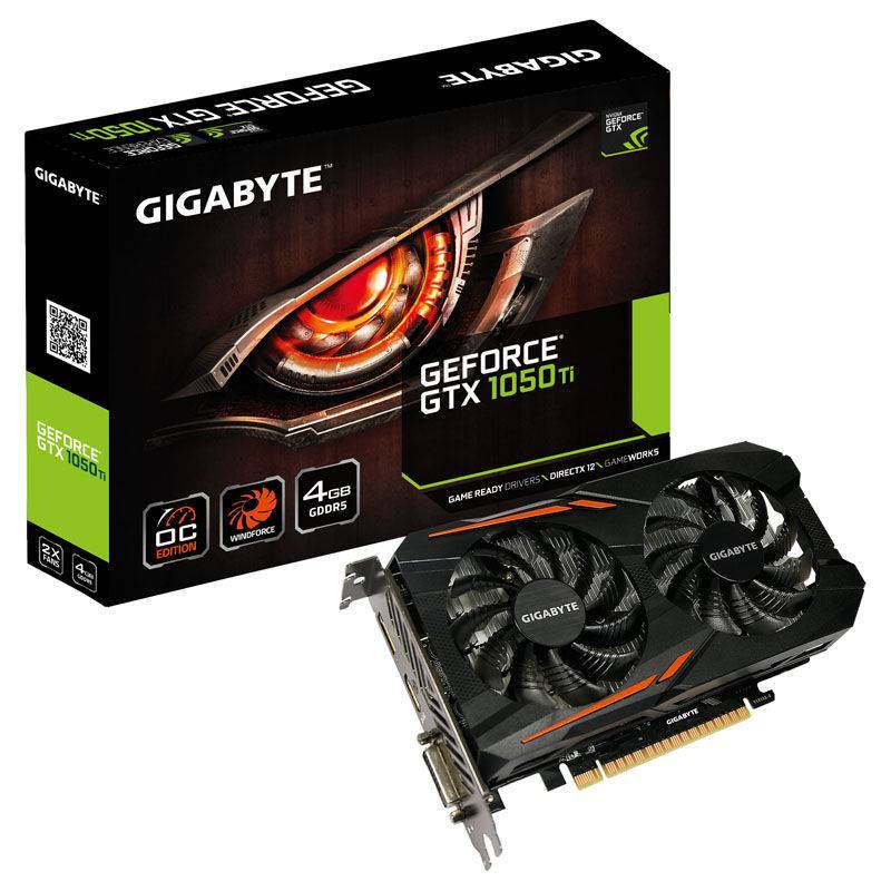 GIGABYTE NVIDIA GTX 1050TI WINDFORCE X2 4GB OC