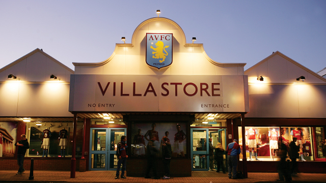 Places Aston Villa FC, Villa Park Store