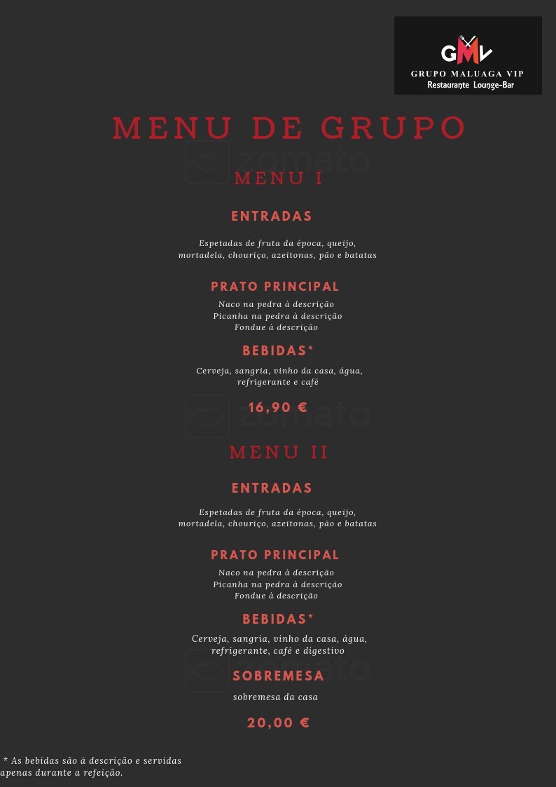 Restaurants Grupo Maluaga Vip Restaurante Lounge Bar