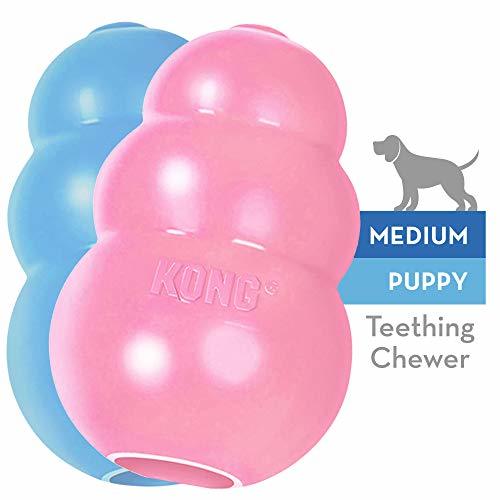 Social KONG - Puppy - Juguete de caucho natural para dentición - Cachorro