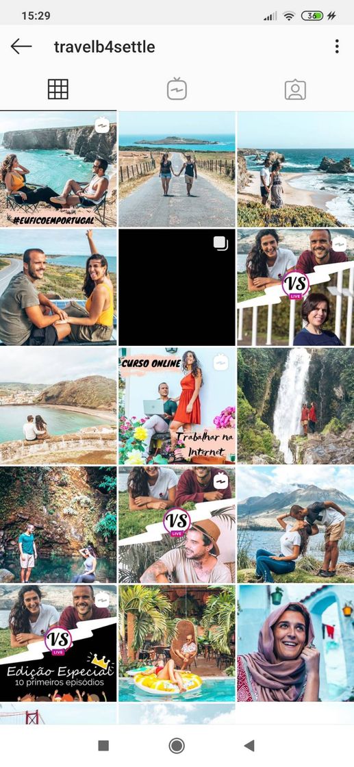 Moda Instagram de viagens