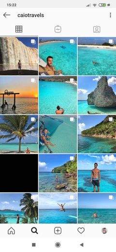 Instagram de viagens