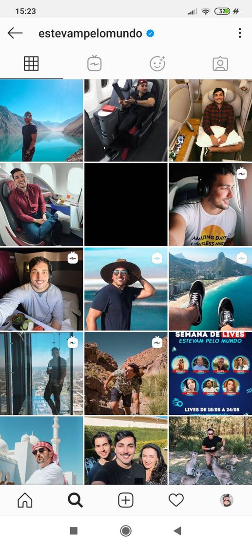 Moda Contas de Instagram de viagens