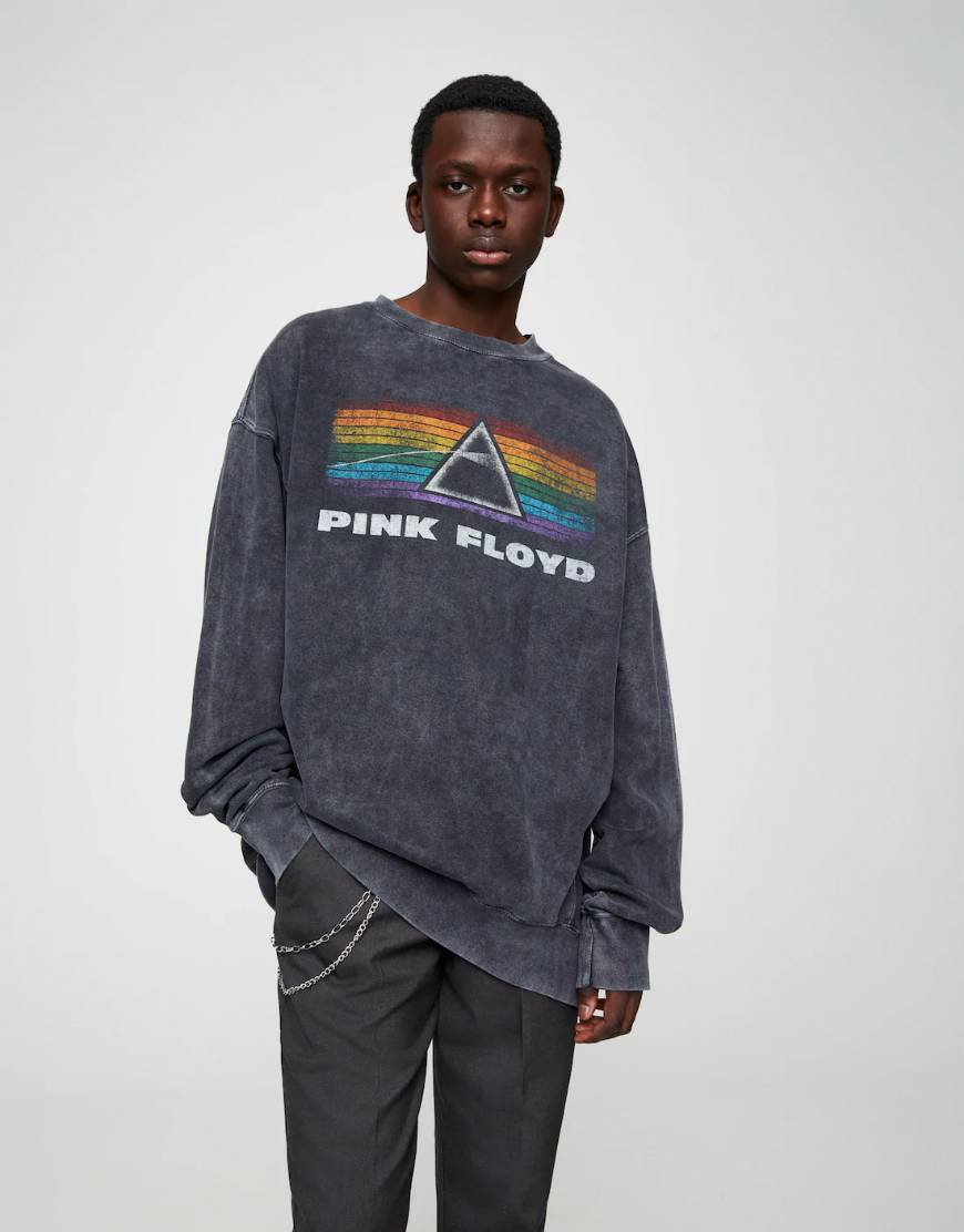 Moda Sweatshirt dos Pink Floyd em preto