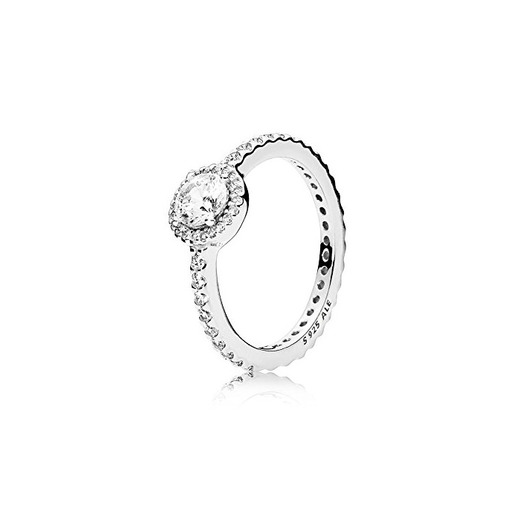 Pandora para Mujer-Ring Elegancia clásica 925 Plata Blancos