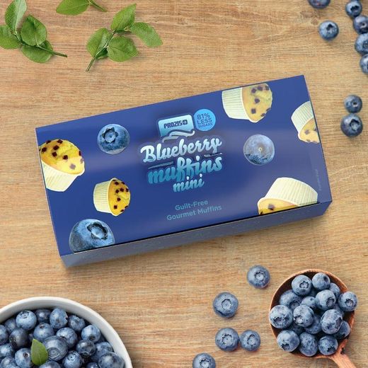 Prozis Blueberry Low Sugar Muffins 60g