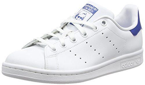 Adidas Stan Smith J, Zapatillas de Gimnasia Unisex Niños, Blanco